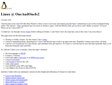 Tablet Screenshot of linux.oneandoneis2.org